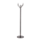 Black Aluminum Contemporary Coat Rack, 68" x 15" x 15"